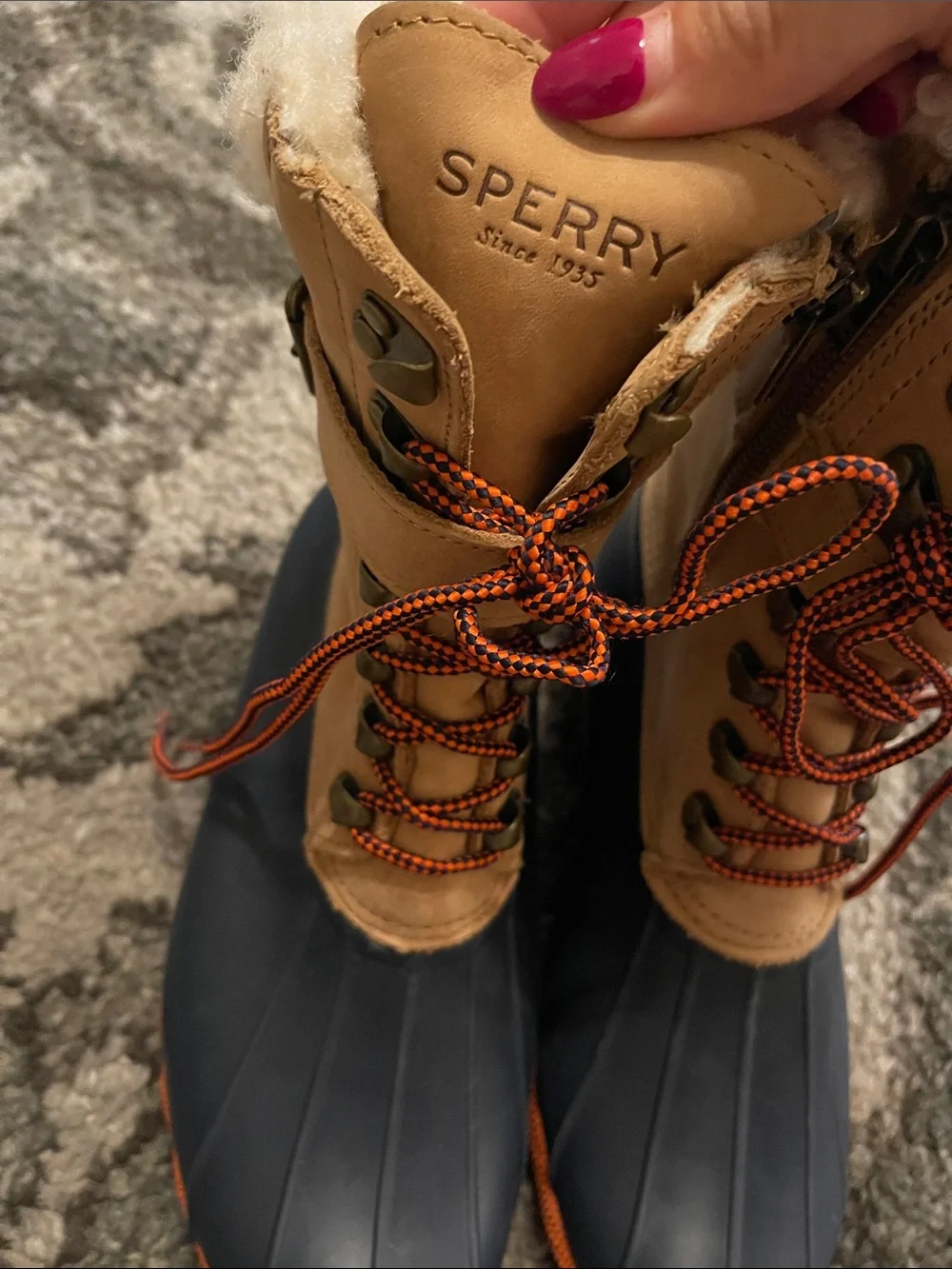 Sperry Shearwater Boots 6.5M